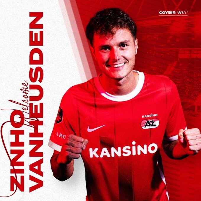 官方:国米22岁后卫范赫斯登外租阿尔克马尔1年,附带买断选项