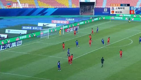中超-朱建荣补射破门后受伤下场 上海申花1-0河北队