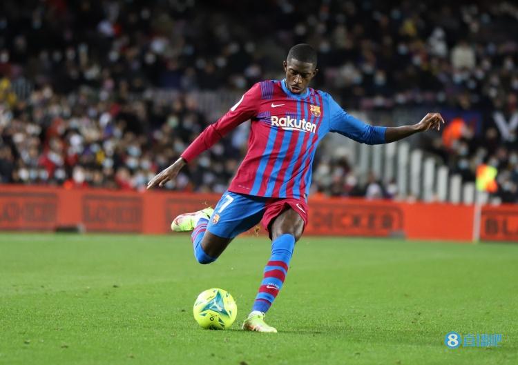 记者：巴萨将在本周四晚18：00官宣和登贝莱签下新约