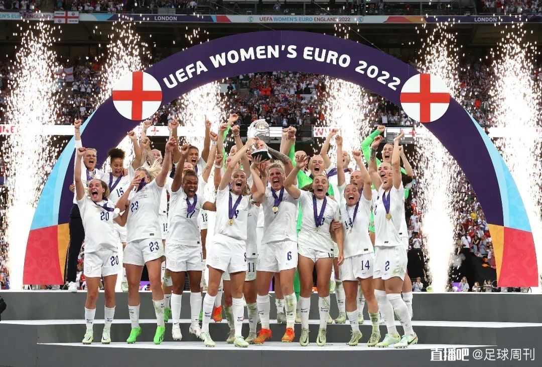 英格兰首捧欧洲杯，女足运动赢了！