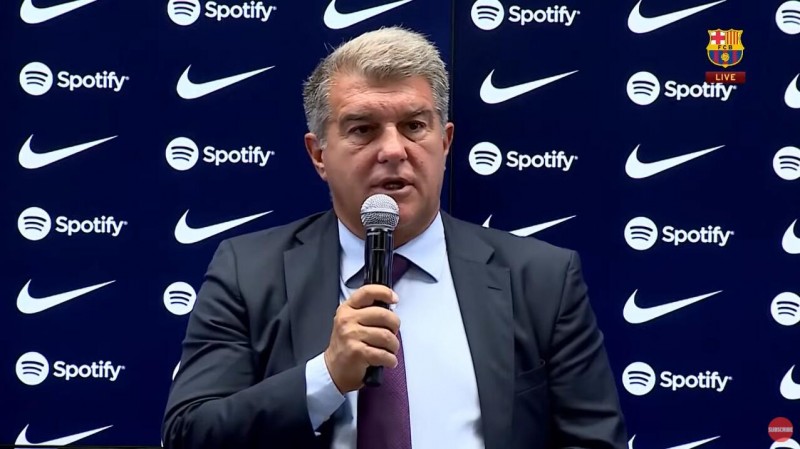 拉波尔塔称已激活第三个杠杆:出售巴萨工作室25%股权得到1亿欧