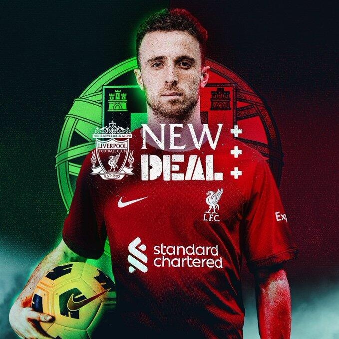 【转会中心】利物浦续约若塔5年丨CDK完成体检丨明格萨加盟塞尔塔