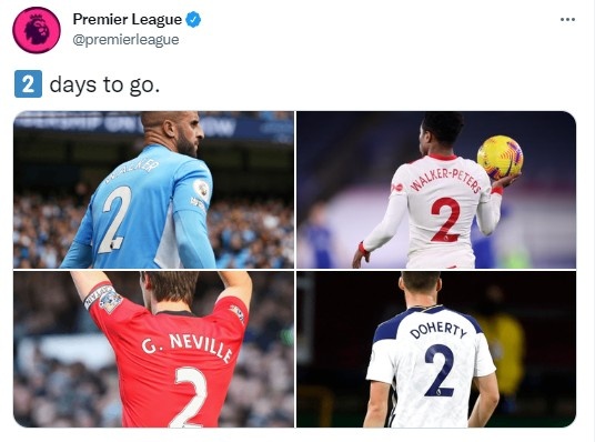 要来了要来了?英超官推球衣版倒计时:还有2️⃣天!