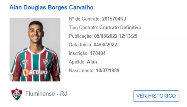 巴媒:阿兰成功以外援身份完成注册,将代表新东家征战巴甲