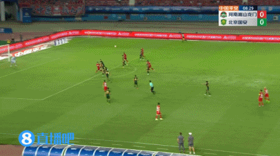 黄紫昌头球后蹭送助攻,多拉多包抄破门,河南9分钟1-0领先国安!