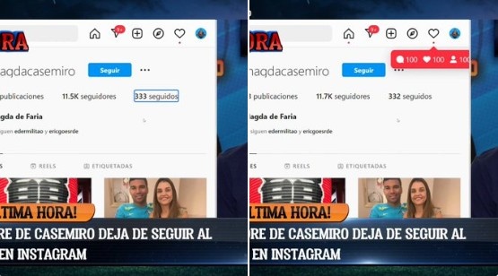 手滑?六台:卡塞米罗母亲关注曼联ins,几分钟后取消关注