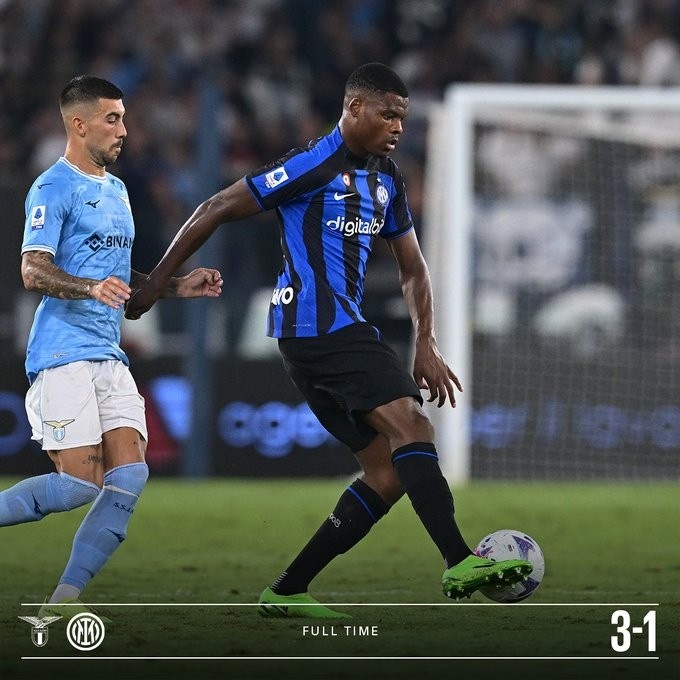 国米本场数据:控球五五开,射门19-11、射正7-7、犯规12-5