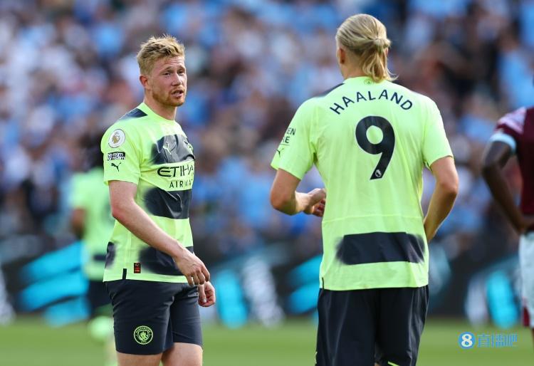 德布劳内:哈兰德在受迫下做得很棒,德甲很少有这样的防守