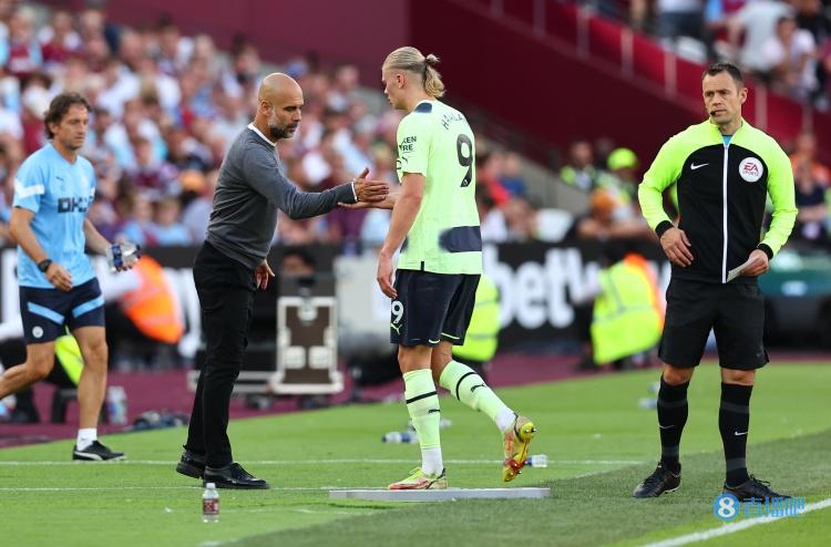 瓜帅:我有幸执教过梅西,哈兰德对进球也有类似的渴望