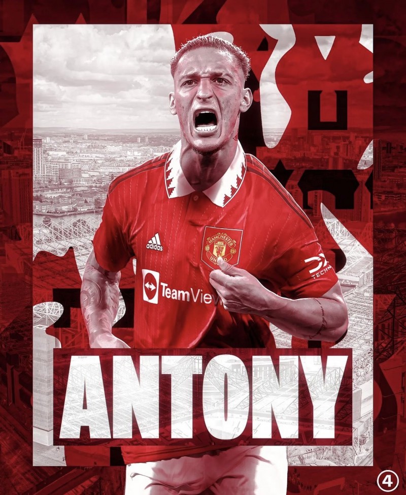 足坛转会费前15:安东尼9500万欧仅排在第13,C罗两度上榜