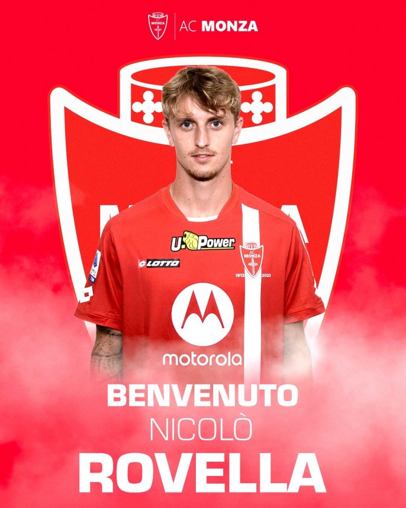 官方:尤文中场罗维拉租借加盟蒙扎,租期1年