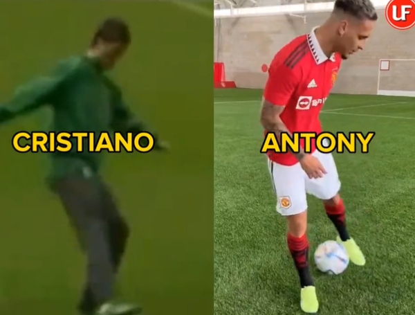 有小小罗内味儿了?曼联晒安东尼360°招牌转圈圈