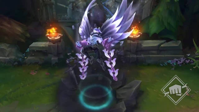 测试服新皮肤预览:塞拉斯神话皮肤——灰烬骑士系列