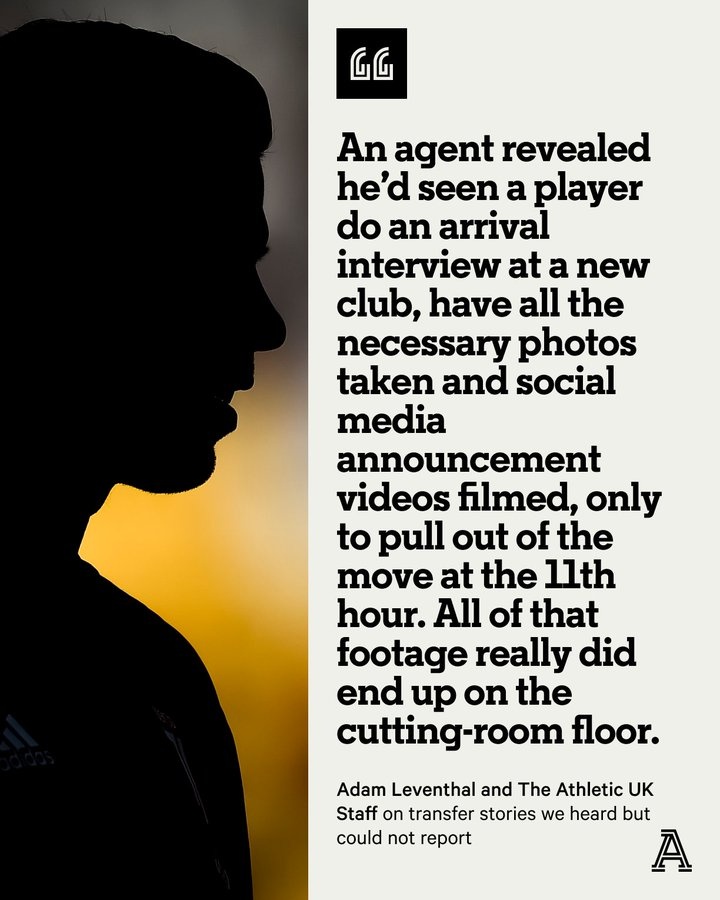 TA:今夏有球员在完成官宣采访和照片、视频拍摄后,转会破裂