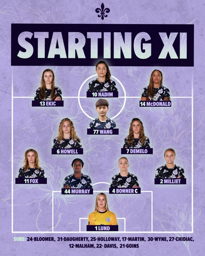 路易维尔竞赛vs奥兰多荣耀:王霜先发出战,出任前腰