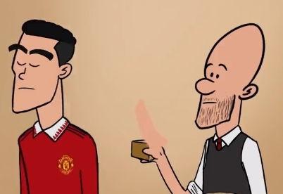 BR动画【英超失意球星】安东尼旋转做蛋糕,C罗不满滕哈赫喂蛋糕