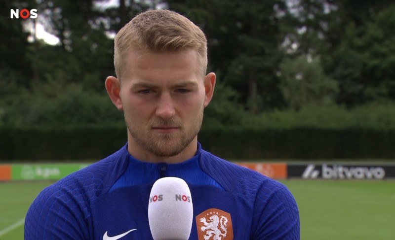 德里赫特:拜仁有赢得欧冠的雄心,我觉得这一点在尤文较少出现