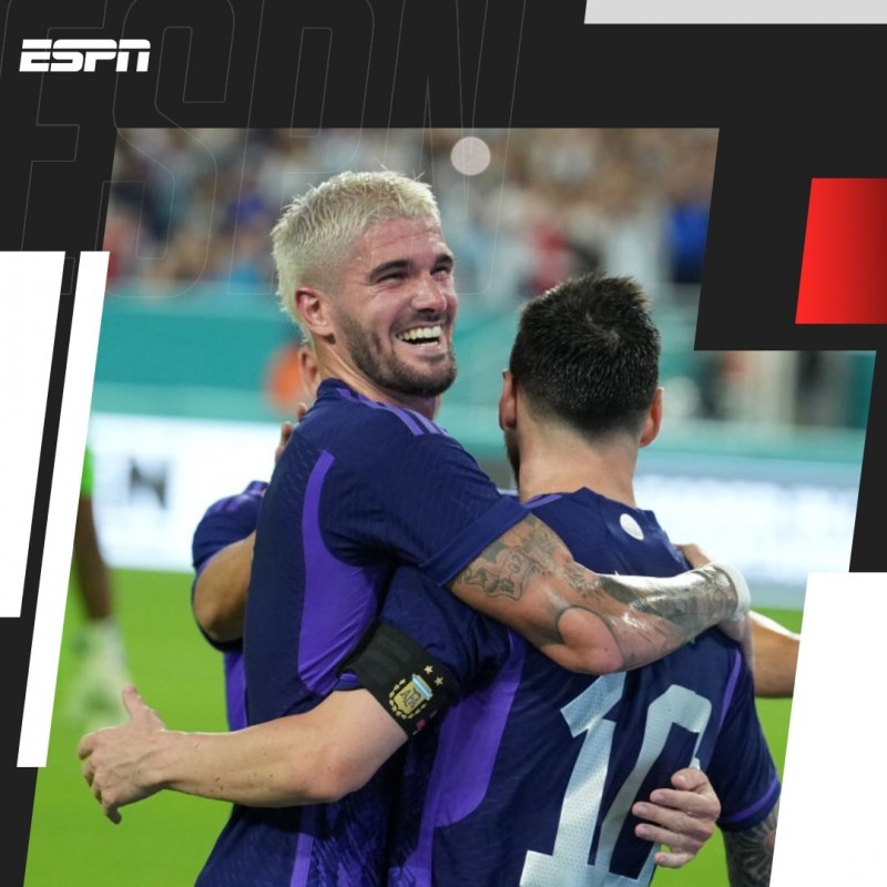 ?德保罗→德保西?梅西被凶狠撞倒,德保罗冲第一个为梅西出头