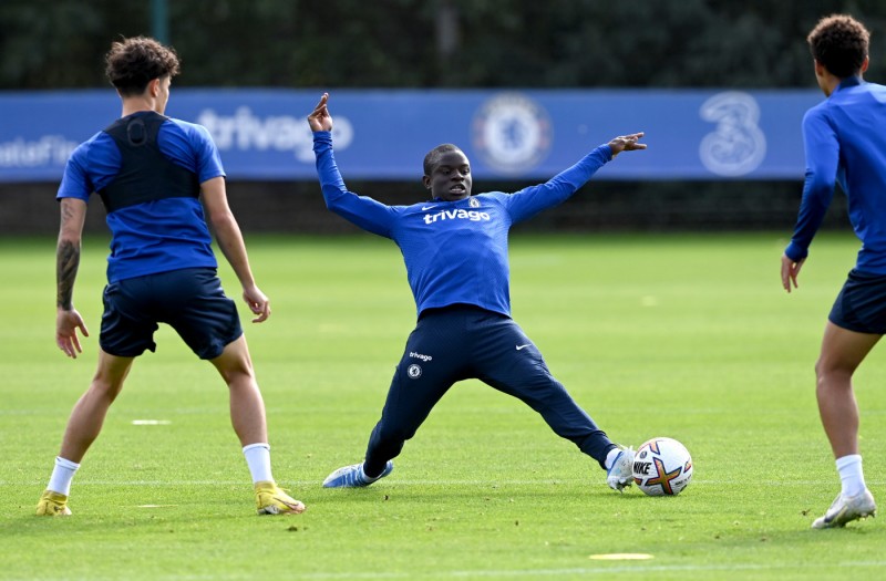 切尔西官方:坎特已恢复部分训练,奥巴梅扬&门迪等人也已训练