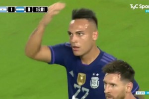 友谊赛-梅西双响+禁区外吊射劳塔罗破门 阿根廷3-0洪都拉斯