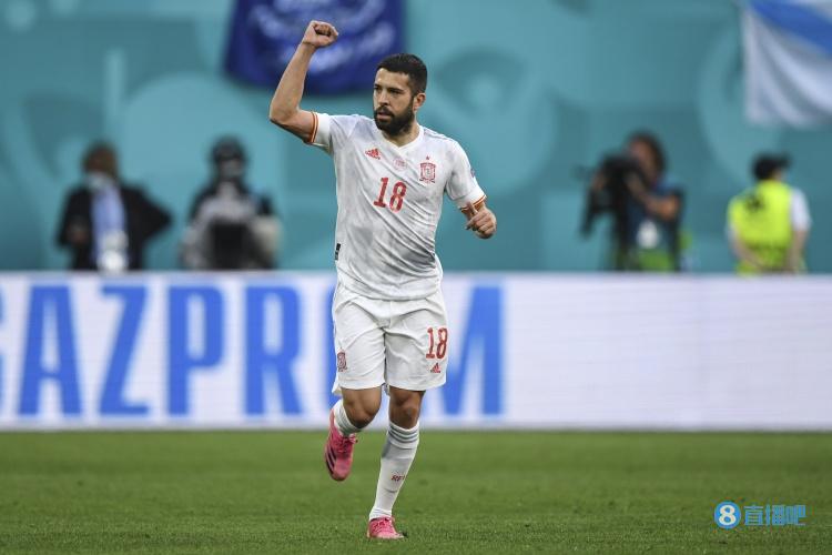 阿尔巴参与27球近16年西班牙队后卫第二多,仅次于拉莫斯