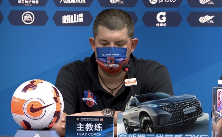 里斯蒂奇:0-7惨败无法用语言形容 海港所有细节都比我们好!