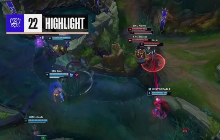 GENvsRNG高光时刻:Peanut蔚节奏压制 Gen.G斩下小组头名