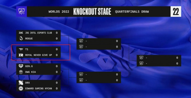 S12八强对阵:旧仇新怨一起算!T1vsRNG