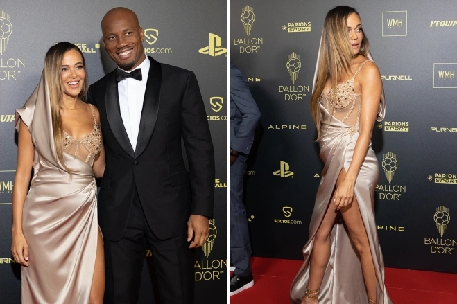 44岁德罗巴携新女友出席金球颁奖典礼,已和相恋20年前妻离婚