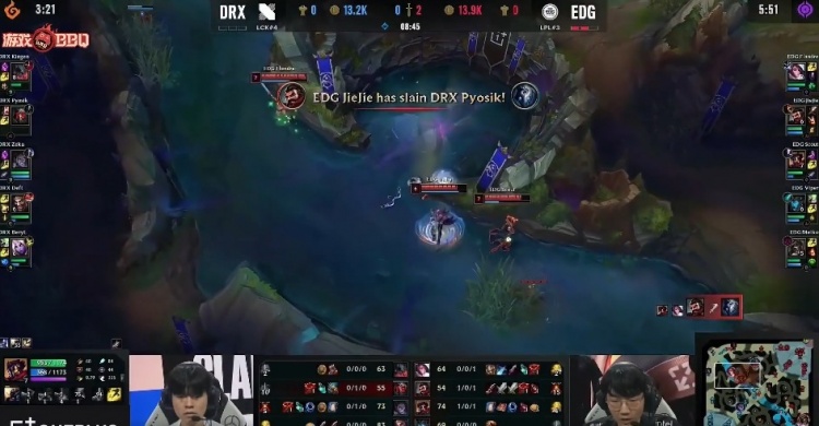 阿宾看DRX1:2EDG:说难听点就是剑姬犯病了 这把很难被翻的!