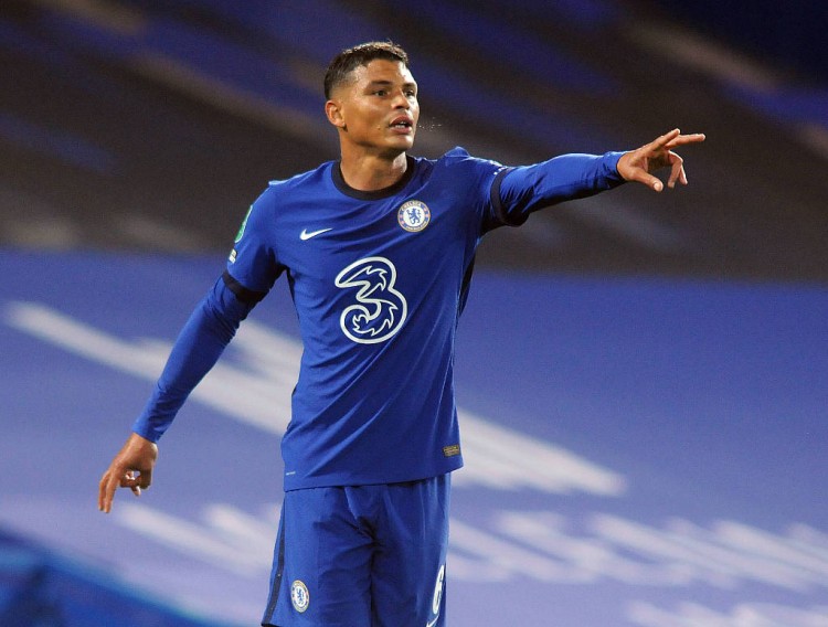 蒂亚戈-席尔瓦全场数据:1次助攻,5次解围,评分7.6分全队最高