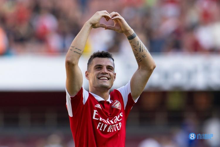 扎卡首次为阿森纳用右脚破门,本赛季已进3球和此前3赛季持平
