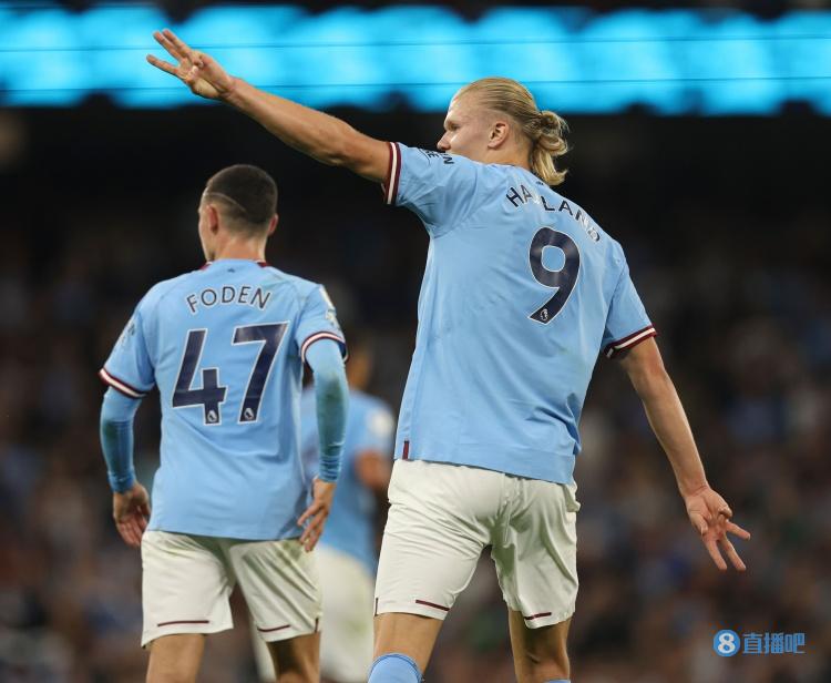 单赛季英超3次上演帽子戏法,哈兰德成为英超历史第7人