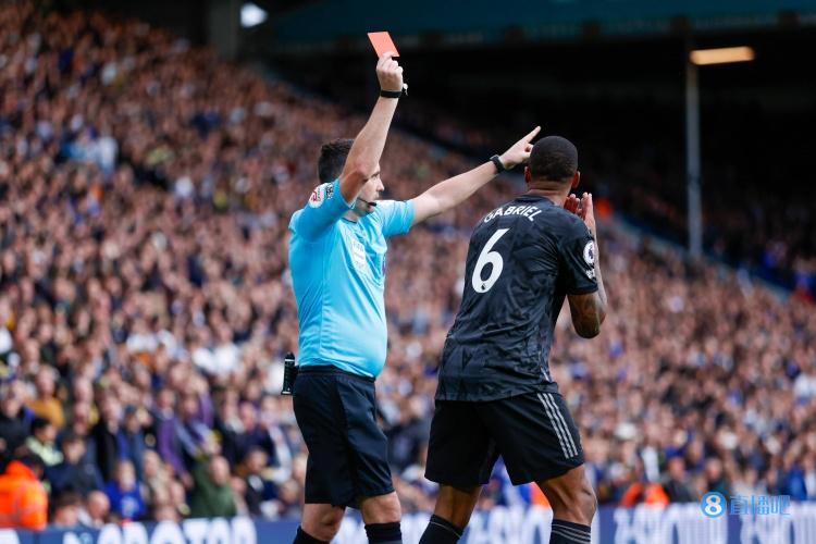 本赛季五大联赛红牌数:法甲43张居首 英超仅出示7张红牌