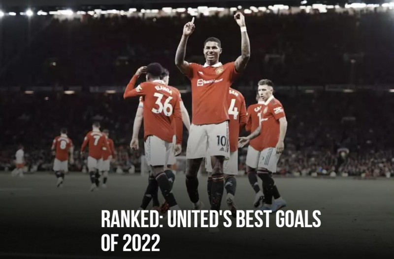 曼联盘点2022年俱乐部十佳进球:C罗、拉什福德、安东尼等人上榜