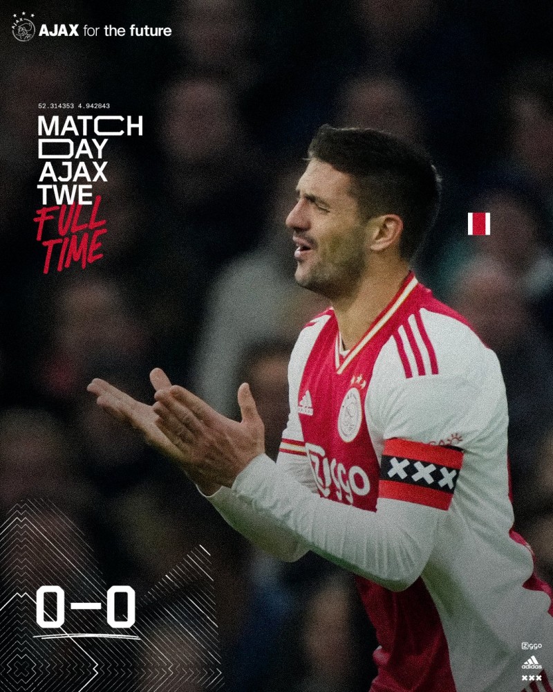 感觉被掏空?近5轮4平1负,阿贾克斯跌至荷甲第3