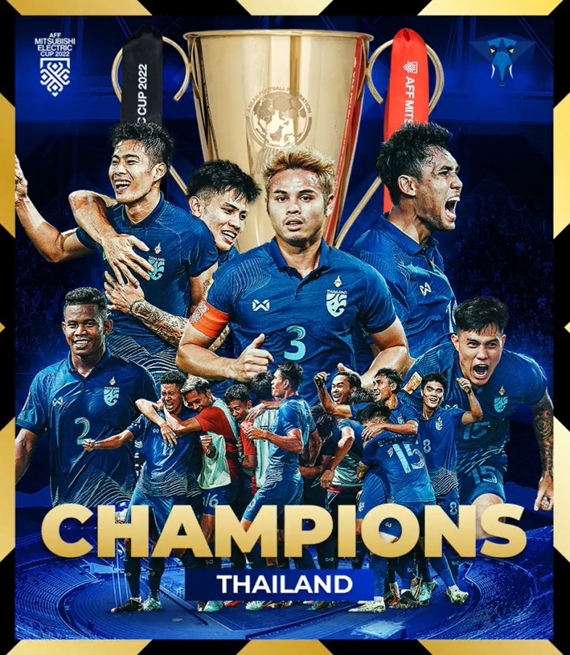 东南亚杯-汶马探世界波+模仿C罗&梅西庆祝 泰国两回合3-2越南夺冠
