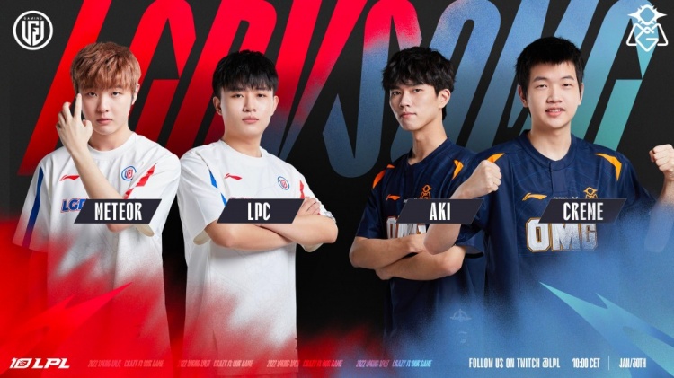 ?LPL春季赛:xqw首秀送大礼Creme锁链猛攻 OMG轻取LGD拿首胜