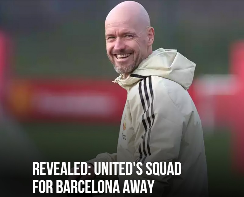 曼联欧联战巴萨名单:拉什福德、卡塞米罗领衔,利马、萨比策停赛