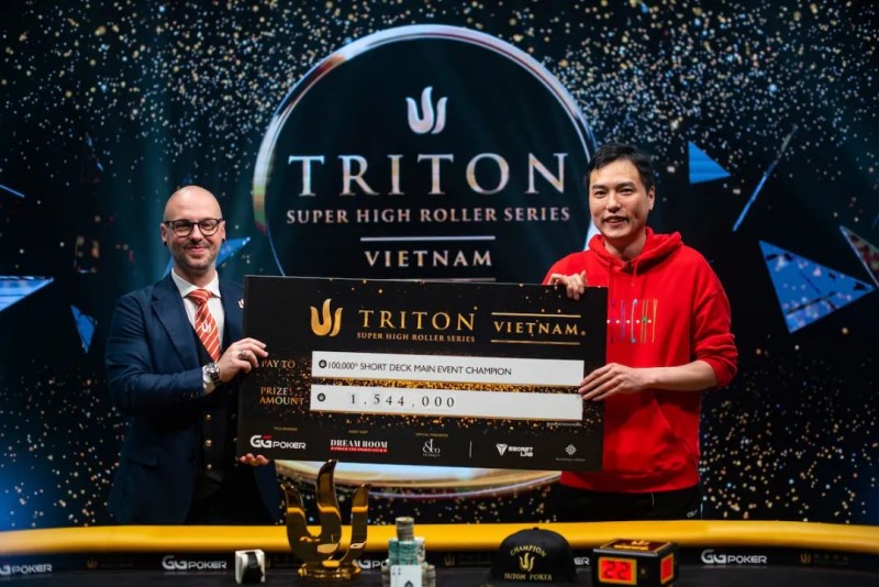 【EV扑克】简讯 | 藏书奴10万短牌主赛夺冠,Triton越南站落幕