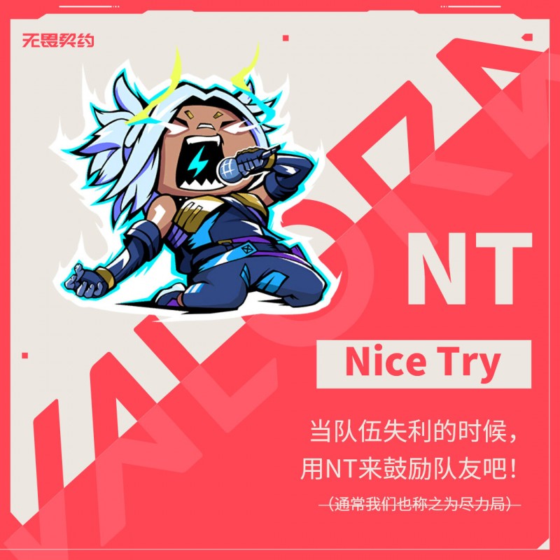 无畏契约开黑术语:MB用来揽锅 NC表示肯定!