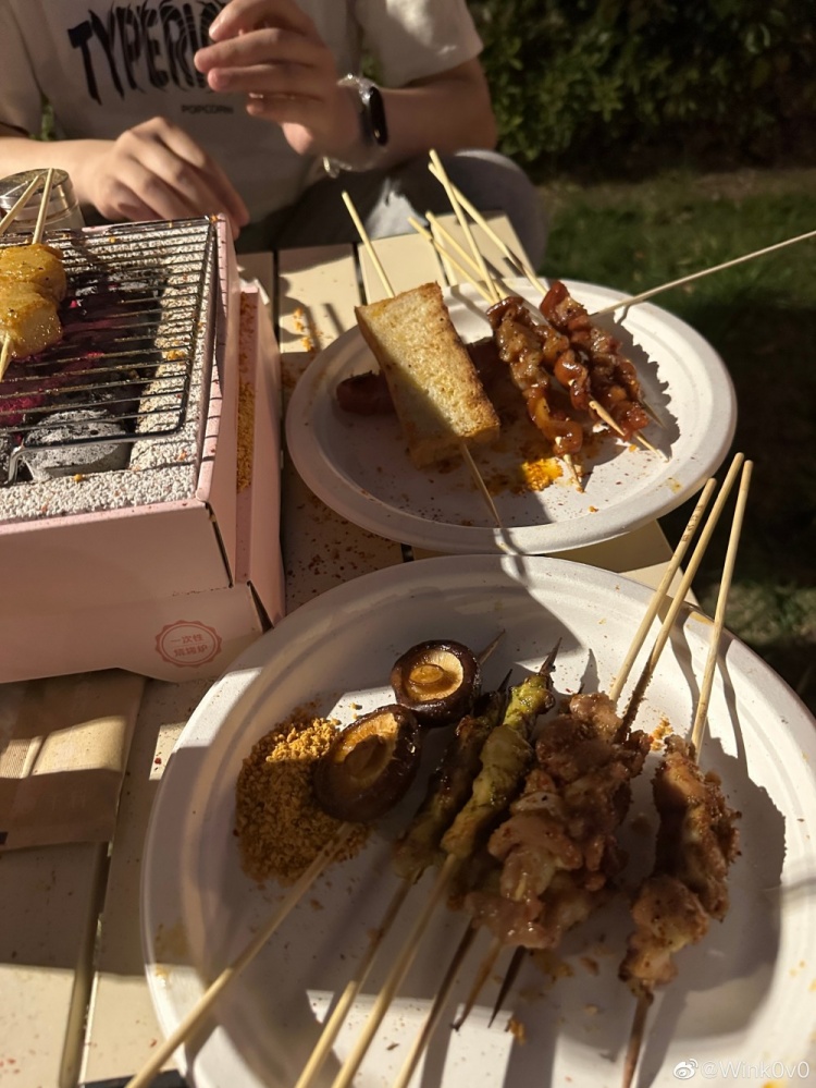 Wink户外烧烤:安师傅和嫩师傅手法专业 一条龙服务到位