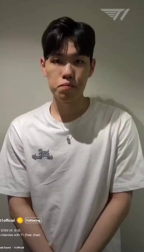 Oner近況采访:我们全队都非常渴望冠军 会笑着回到韩国的