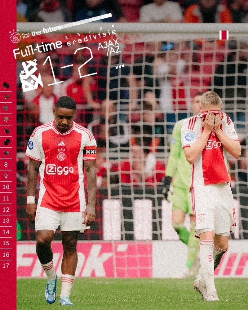 ?荷甲霸主怎么了？阿贾克斯开季10场仅2胜，已陷荷甲降级区