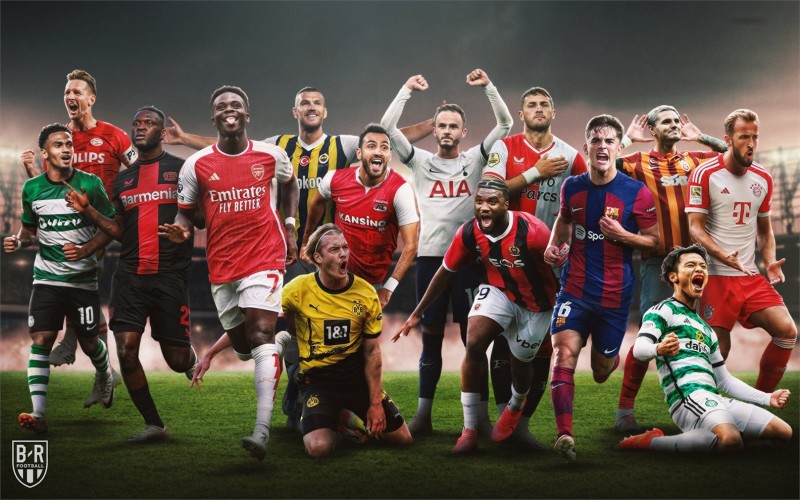 欧洲前10联赛不败球队:热刺、阿森纳、拜仁、巴萨、勒沃库森在列