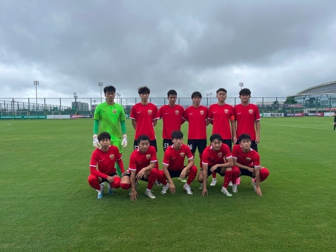 U21联赛总决赛第四阶段首轮,上海海港U21队2-1战胜大连人U21队