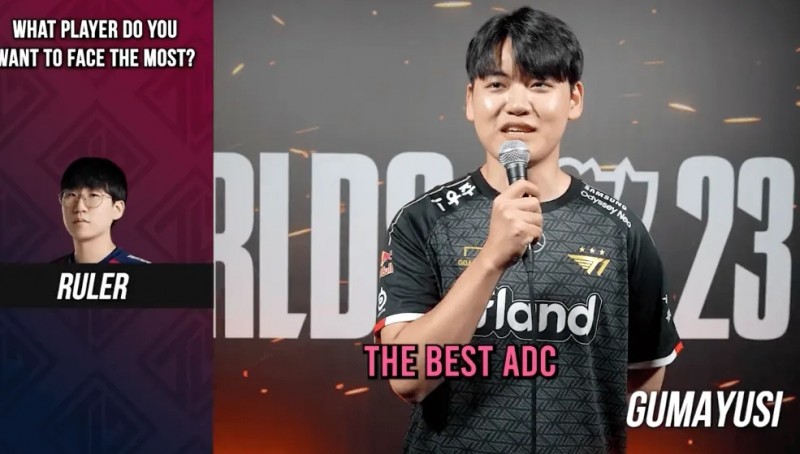 Gumayusi:最想和Ruler交手,因为他是最强AD!