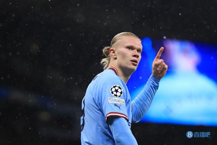 哈兰德仅用33场便打进至少36粒欧冠进球 场次少于梅西姆巴佩等人