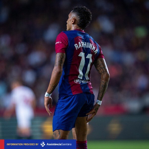 再伤一人!巴萨官方:拉菲尼亚右腿股二头肌受伤