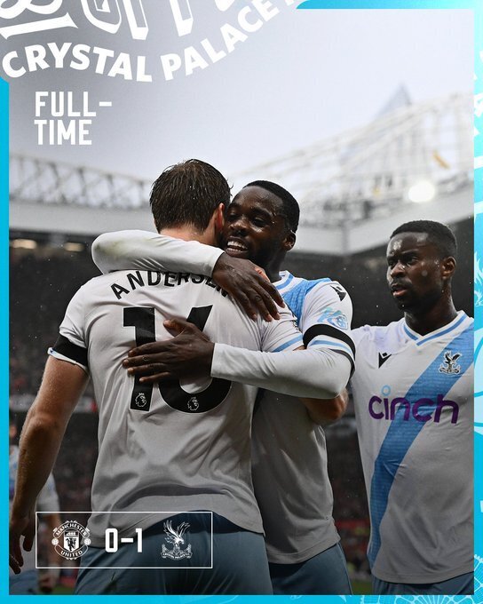 英超-曼联0-1水晶宫7轮4负降至第十 安德森凌空爆射破门